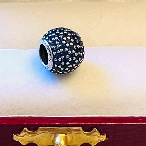 Pandora Pave Lights Charm with Blue Crystals and .925 Sterling Silver Core - Picture 2 of 7